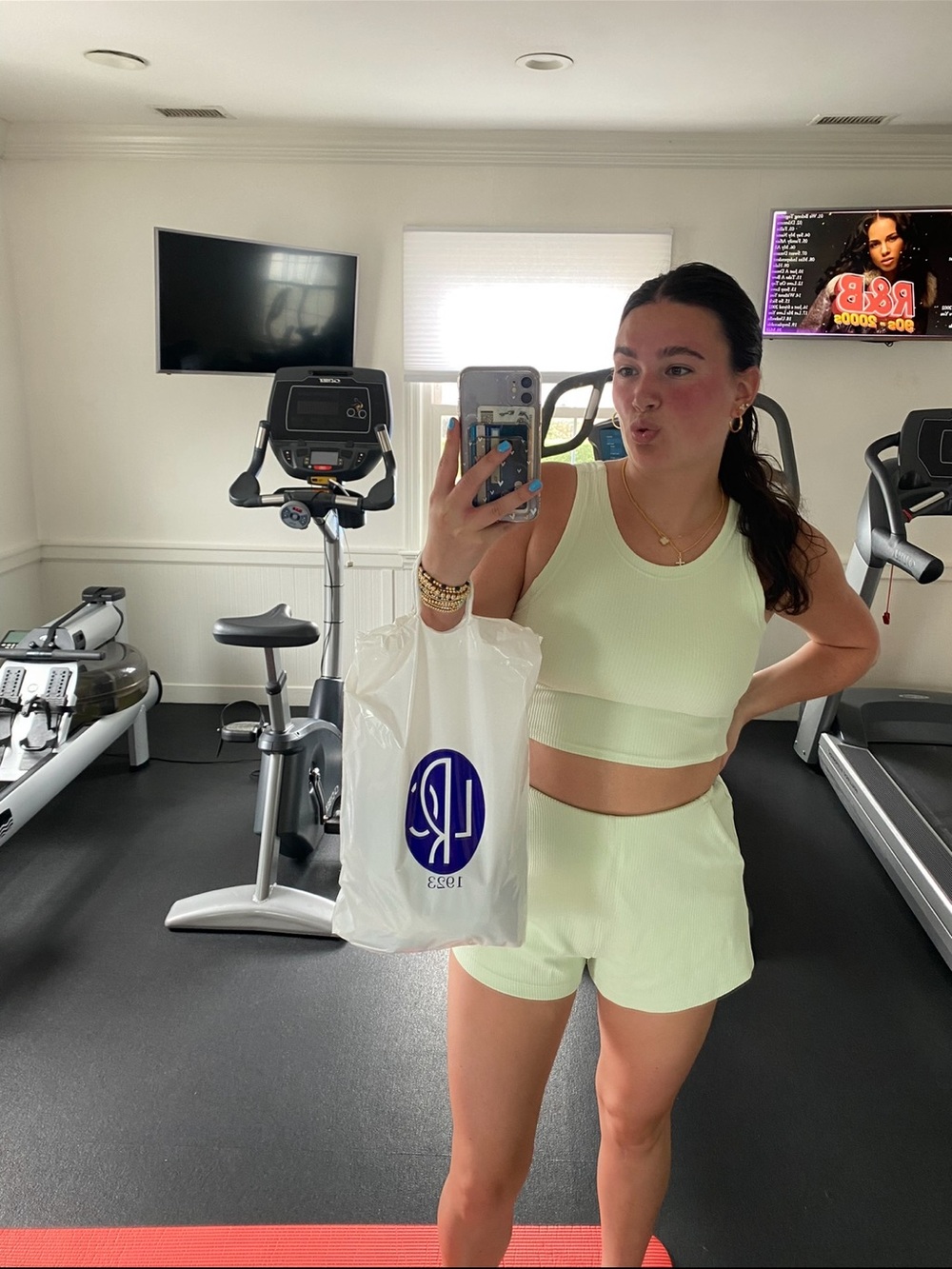 lululemon athletica Light Mint Ribbed Tank